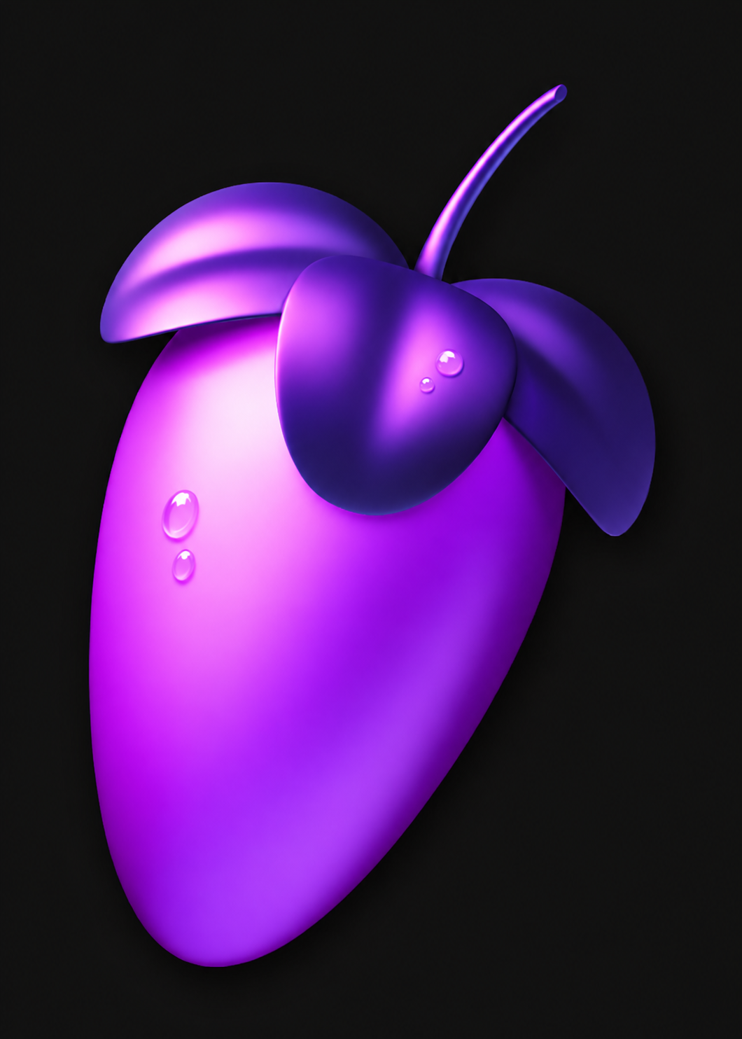 Glossy purple fruit icon representing the FL Studio-ready AI vocal software